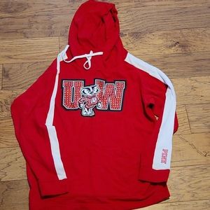 PINK Wisconsin Badgers Hoodie